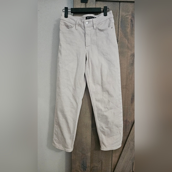 ATHLETA Flex Straight Ankle Jean In Bone. Size 4 - Picture 8 of 12